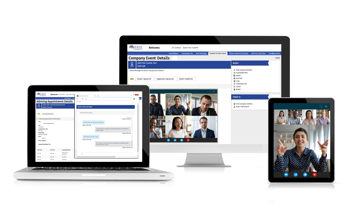 GradLeaders Virtual Career Fairs and Video Chat