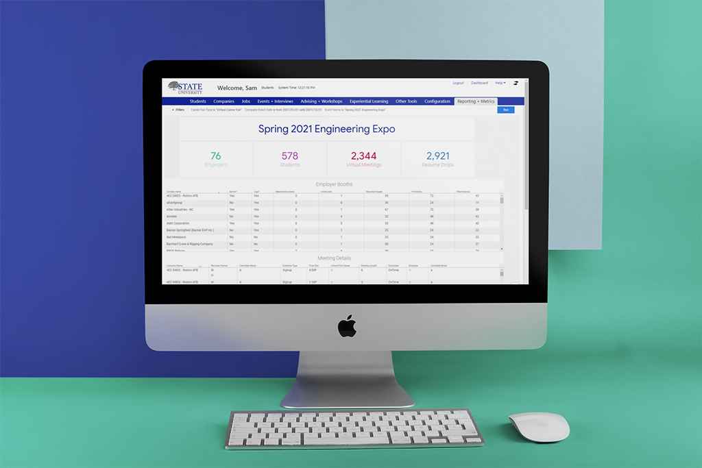 Virtual Career Fair KPI ROI Metrics Reporting