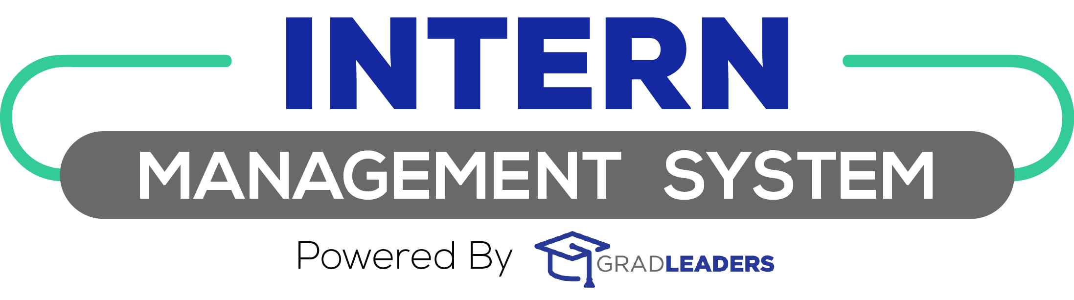 Intern Management System platform logo by GradLeaders 