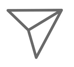 grey graphic image of a submit symbol representing TOS survey submission capability