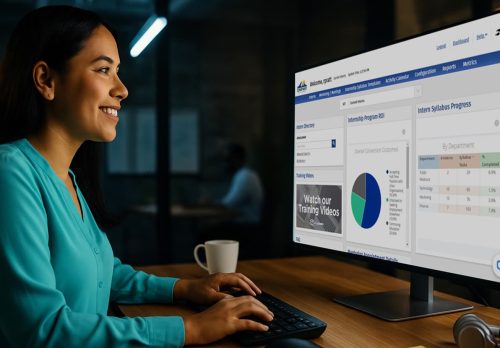 Intern Management System powered by GradLeaders for employers